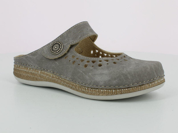 Spirale Pantoffel Grau