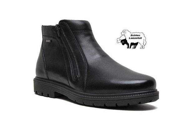 Stiefel Lammfell Schwarz