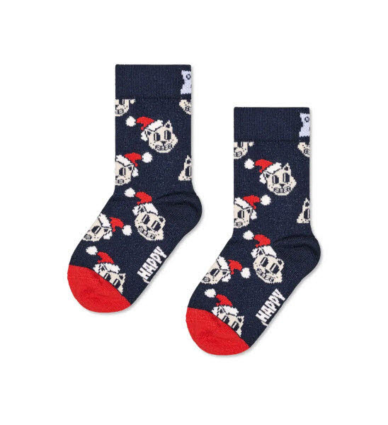 Happy Socks Holiday Cat Socken Blau