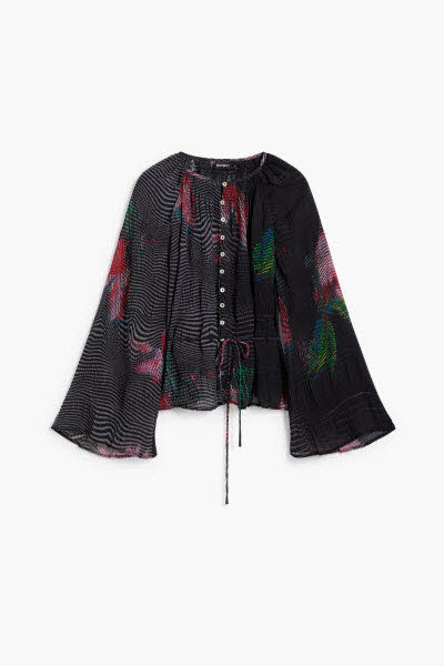 Desigual Bluse Schwarz - Bild 1