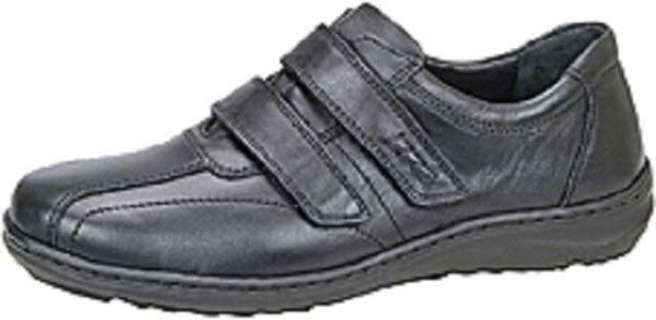 Waldläufer Klettverschluss-Schuh Schwarz