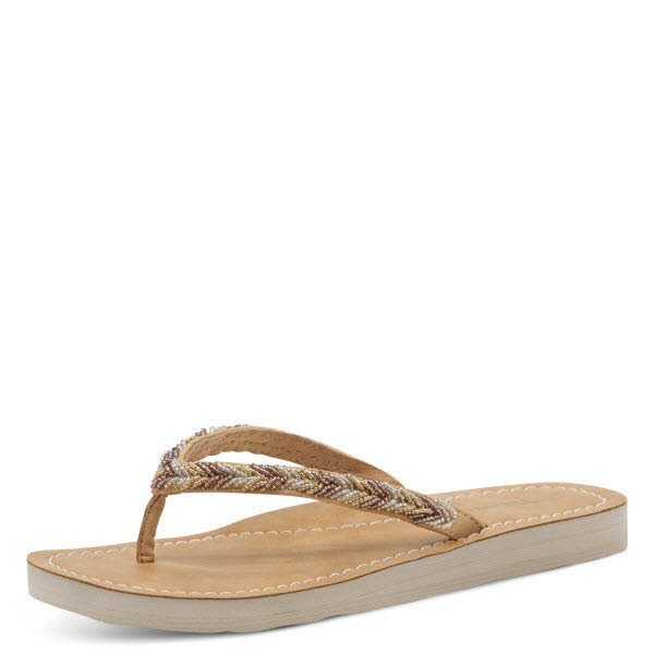 Tamaris Zehentrenner-Pantoffel Bronze - Bild 1
