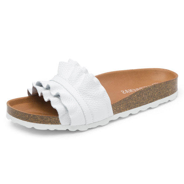 Verbenas Pantoffel Weiß