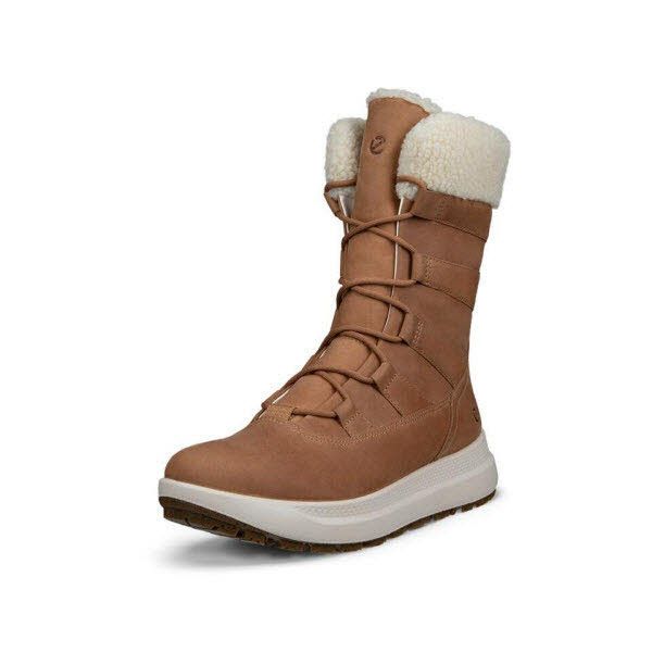 Ecco Solice Schnürboot Cognac - Bild 1