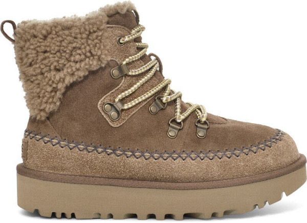 UGG CLASSIC ALPINE LACE UP Schnürboot Hickory