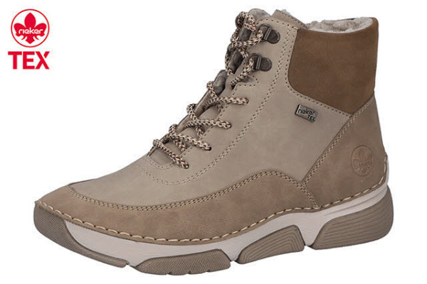 Rieker Schnürboot Taupe