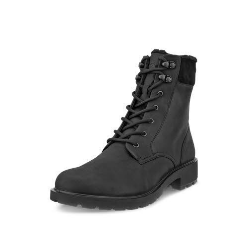 Ecco METRO Schnürstiefel Schwarz