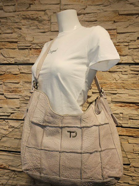 Taschendieb Schultertasche Beige - Bild 1