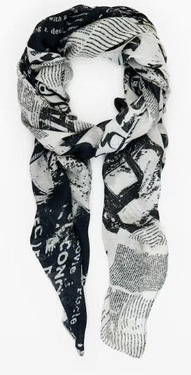 Desigual Schal Schwarz - Bild 1