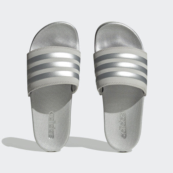 Adidas Adilette Comfort Slide Silber - Bild 1