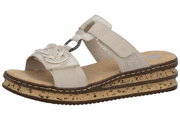 Rieker Pantoffel Beige - Bild 1