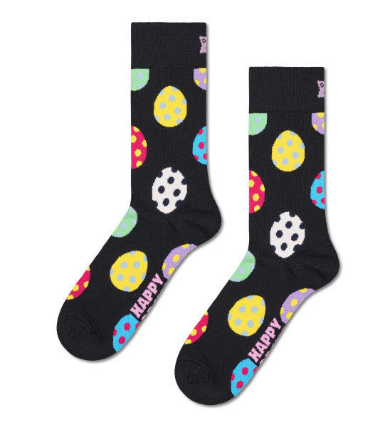 Happy Socks Easter egg Socken Schwarz - Bild 1