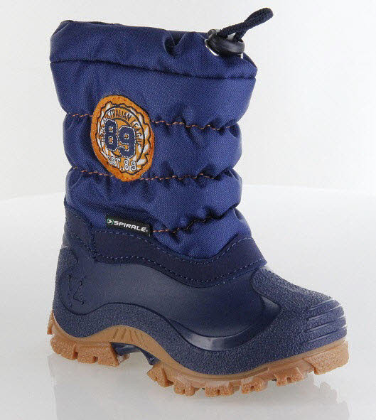 Spirale Schneestiefel Warmfutter Blau