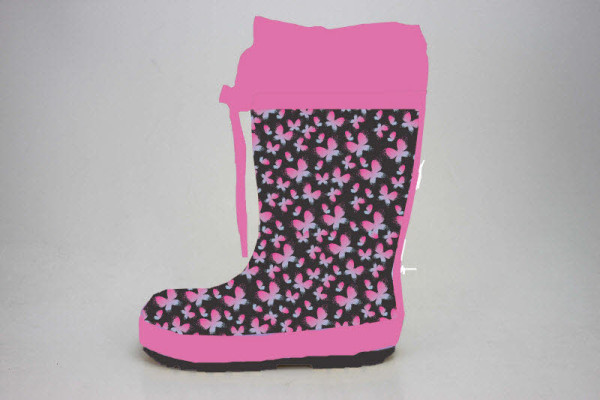 Con Way Gummistiefel Pink