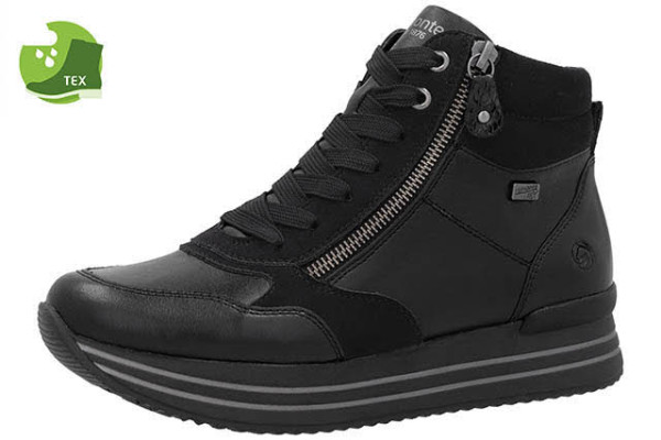 Remonte D137100 D13 Schnürboot Schwarz - Bild 1