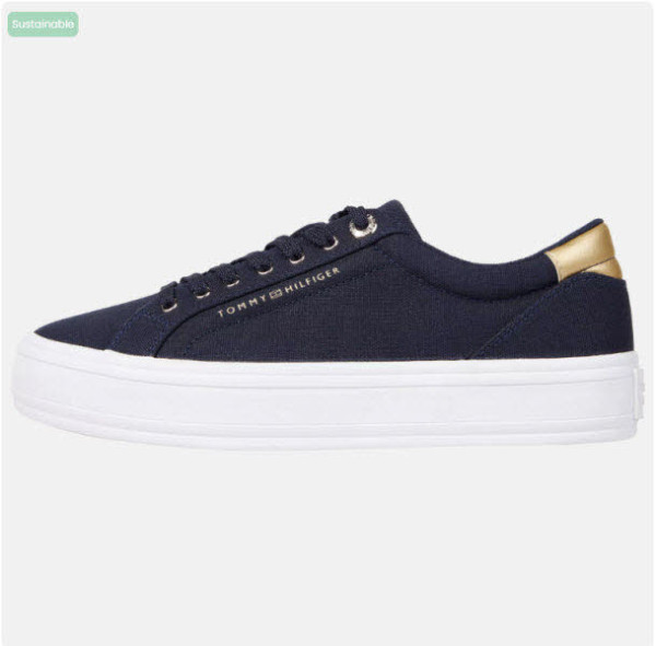 Tommy Hilfiger Leinenschuh Blau