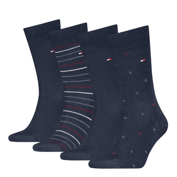 Tommy Hilfiger Socken 4-Pack Blau - Bild 1