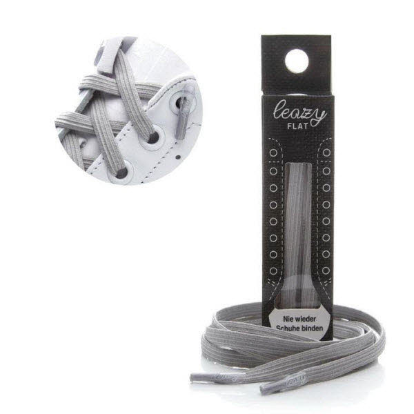 Leazy Gummi-Schuhband Grau