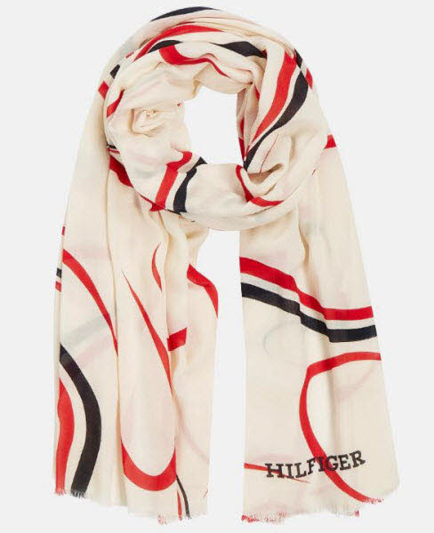Tommy Hilfiger Schal Weiß