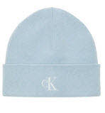Calvin Klein CK FINE RIB BEANIE Mütze Blau