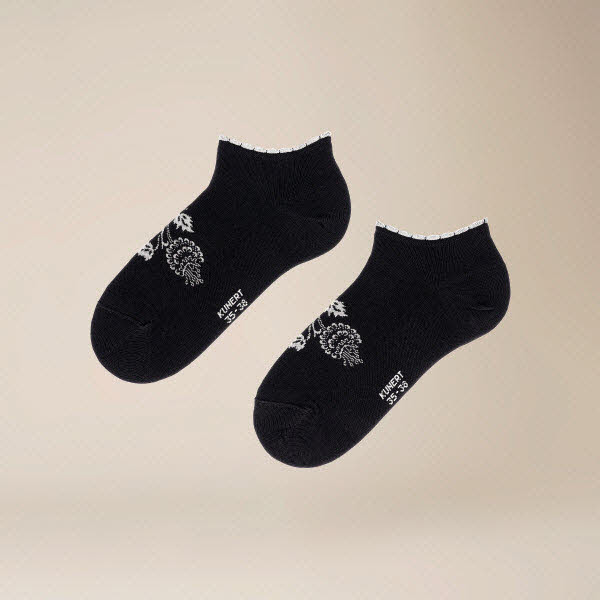 Kunert Sneakersocken Schwarz