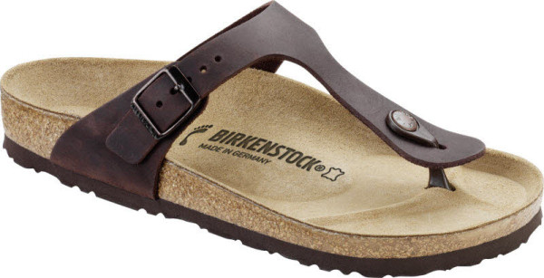 Birkenstock Gizeh Zehentrenner Pantoffel "Normal" Braun