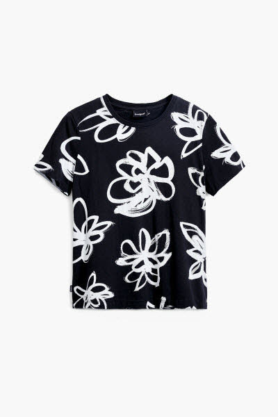 Desigual T-Shirt Schwarz - Bild 1