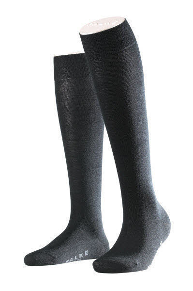 Falke Kniestrumpf Schwarz