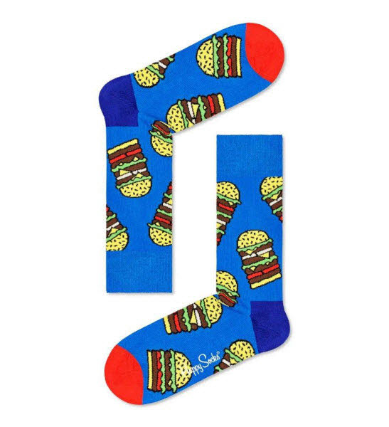 Happy Socks Burger Socken Blau