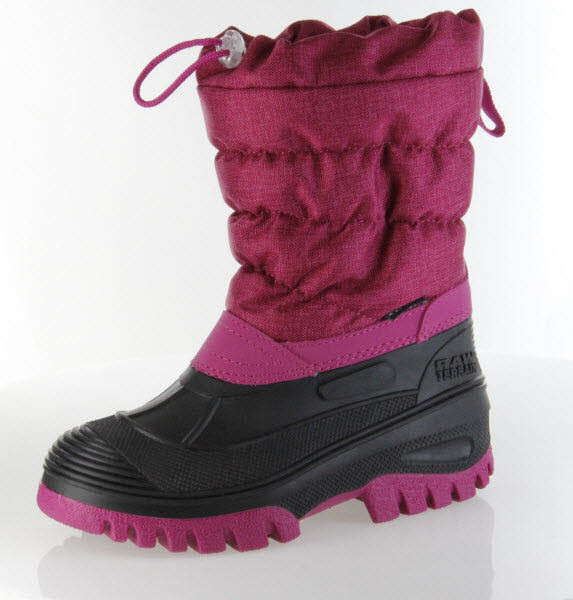 Spirale Schneestiefel Warmfutter Schwarz