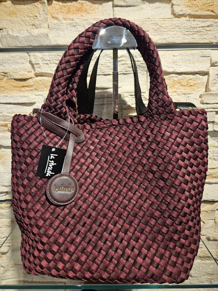 la strada Handtasche Bordeaux